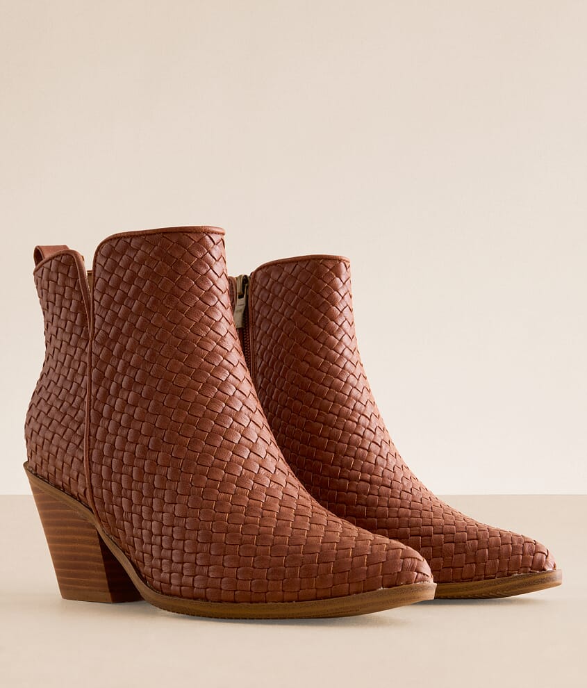 Come & Get It Woven Ankle Boot