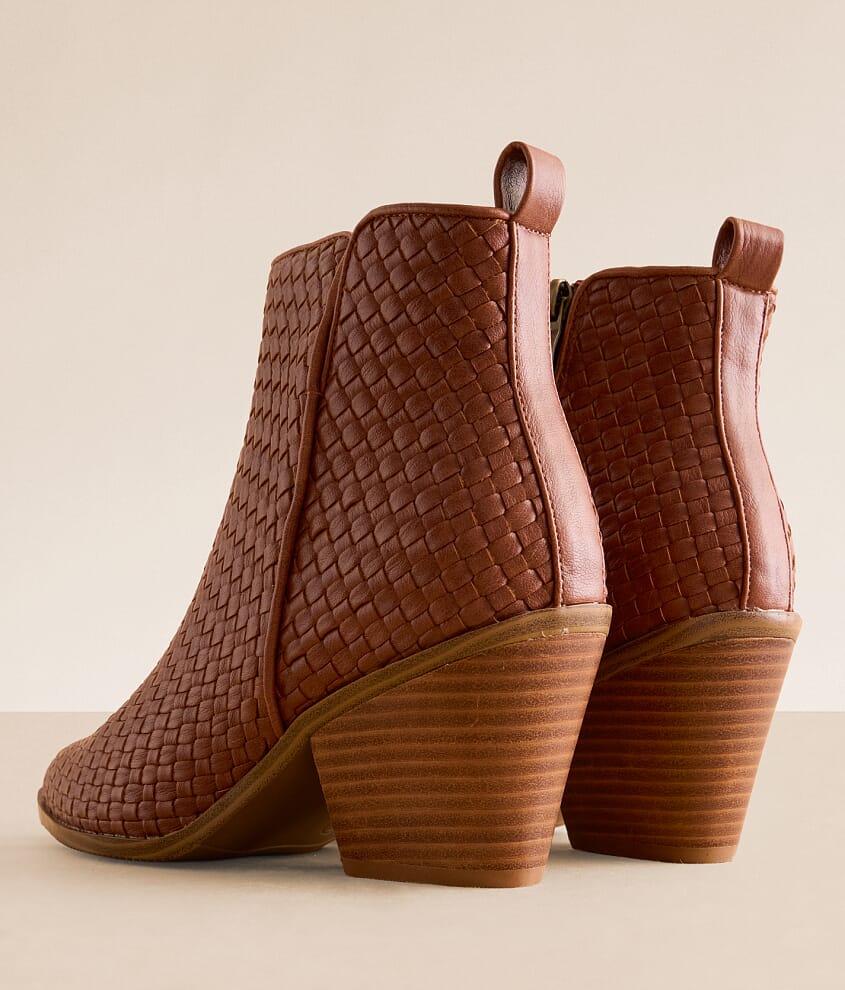 Come & Get It Woven Ankle Boot