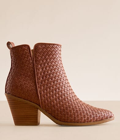 Hey Girl By Corkys Come & Get It Woven Ankle Boot front view