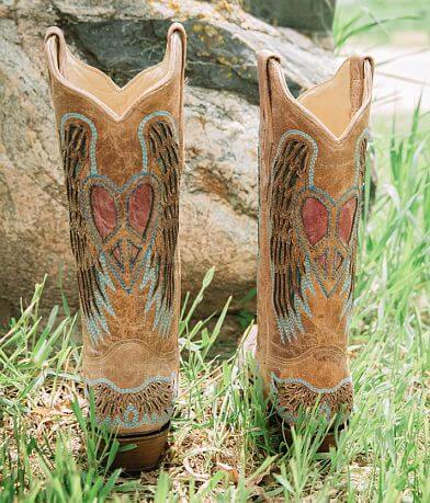 Corral Heart Wings Leather Western Boot misc detail 1 view