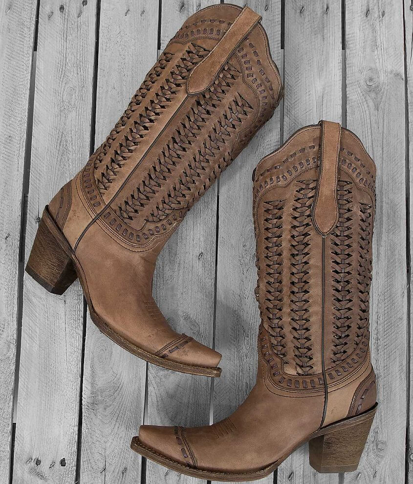 Corral Braided Cowboy Boot front view