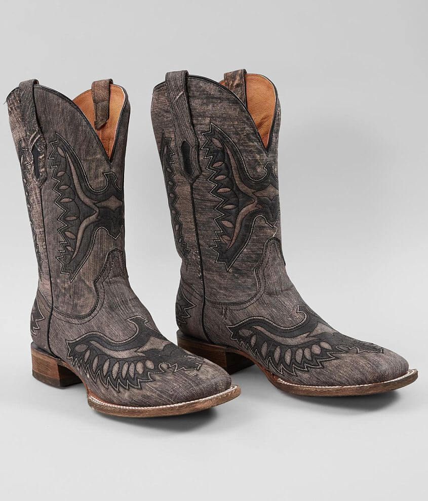 Corral Shaded Eagle Leather Cowboy Boot front view