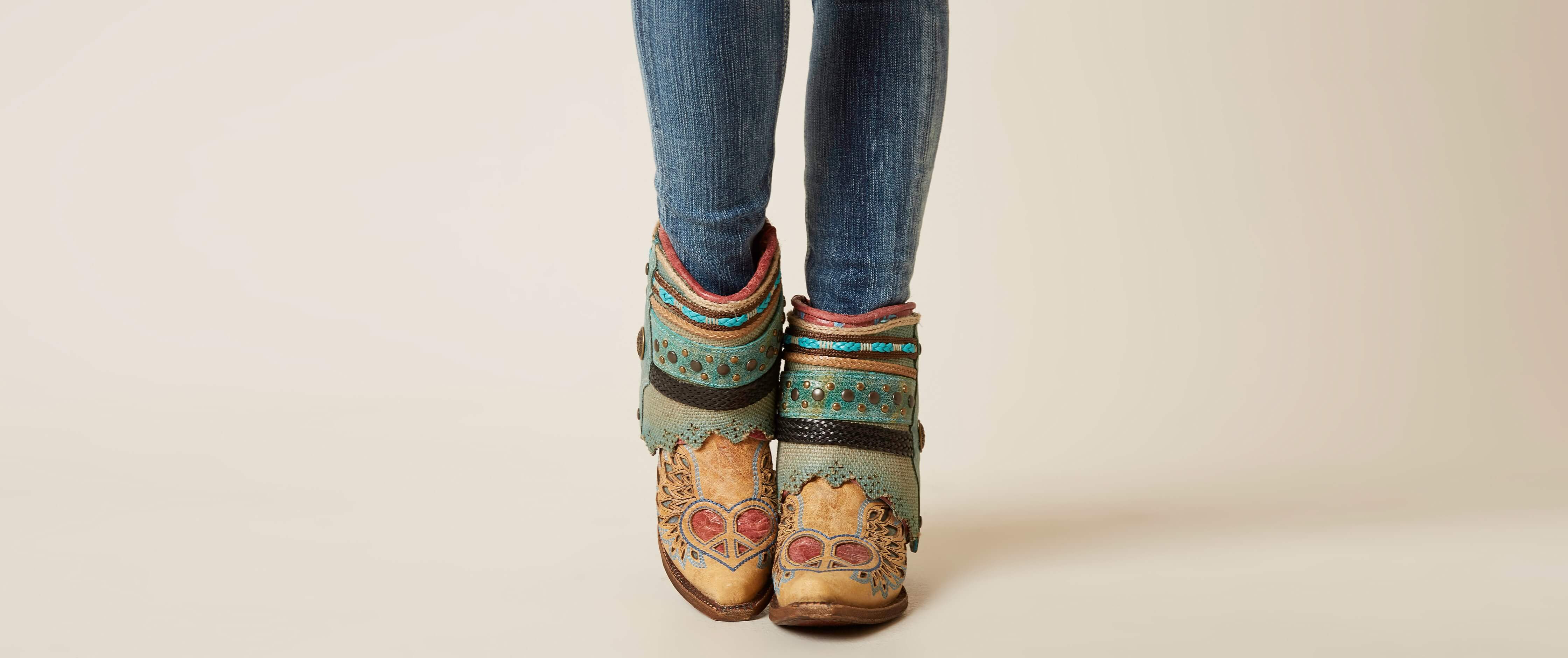 corral flipped ankle cowboy boot