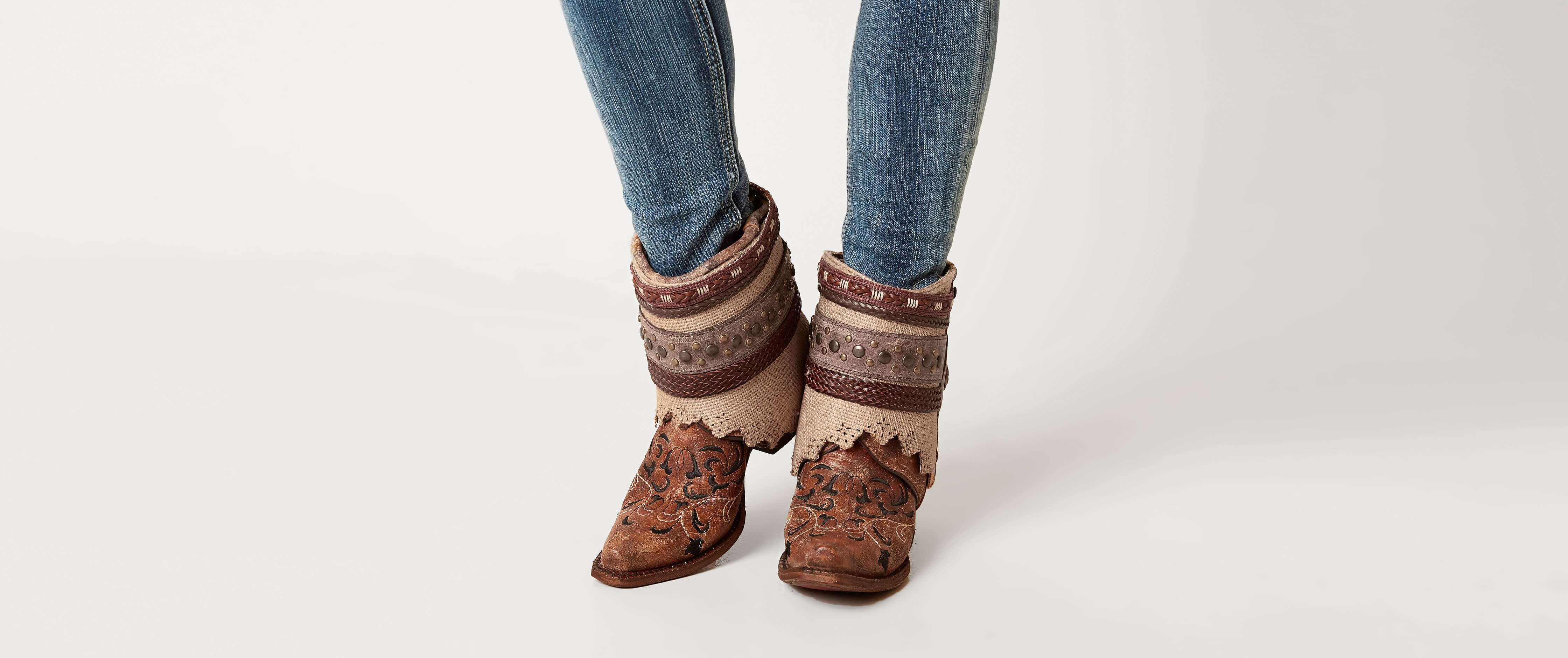 corral flipped ankle cowboy boot