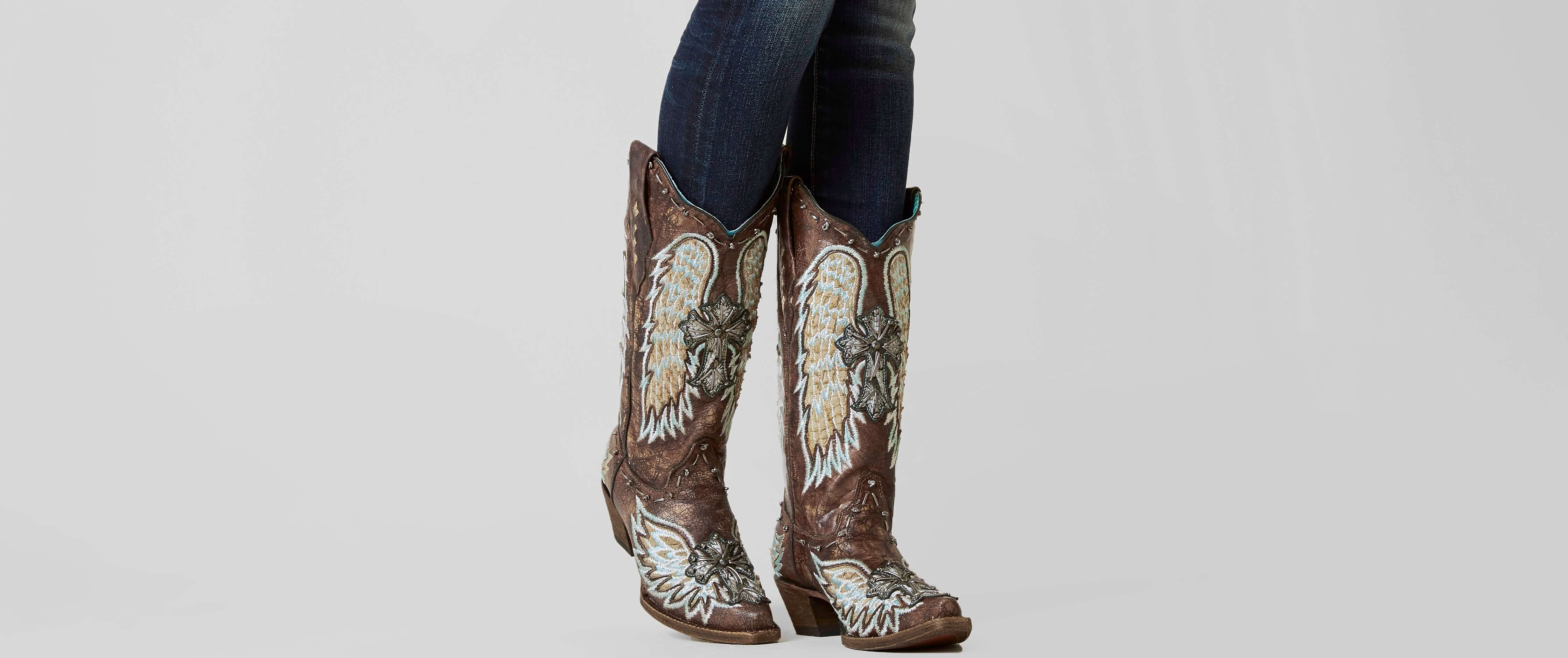 Corral Distressed Leather Western Boot