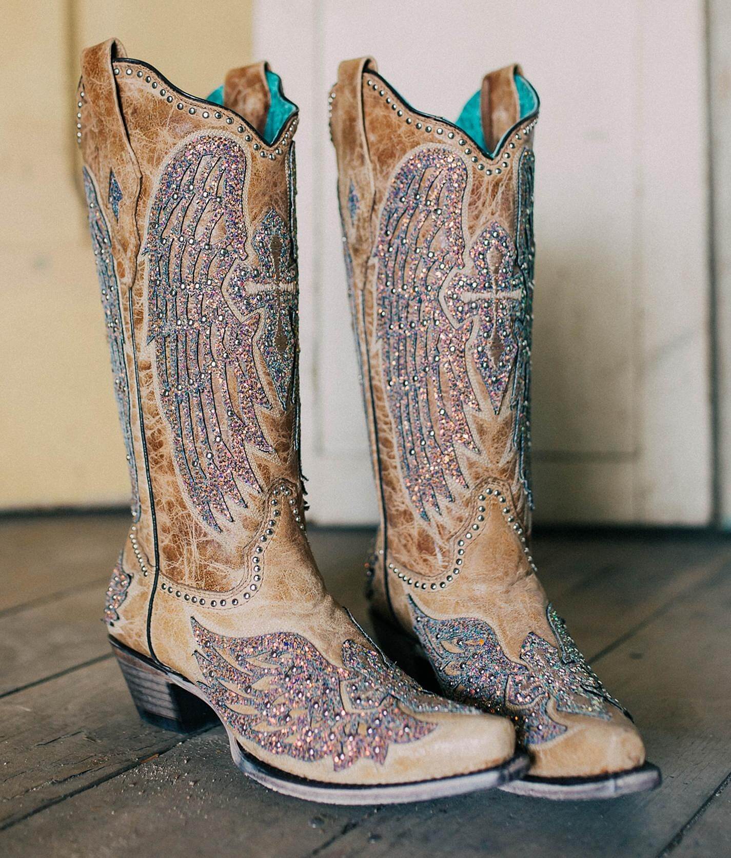 sparkly western boots
