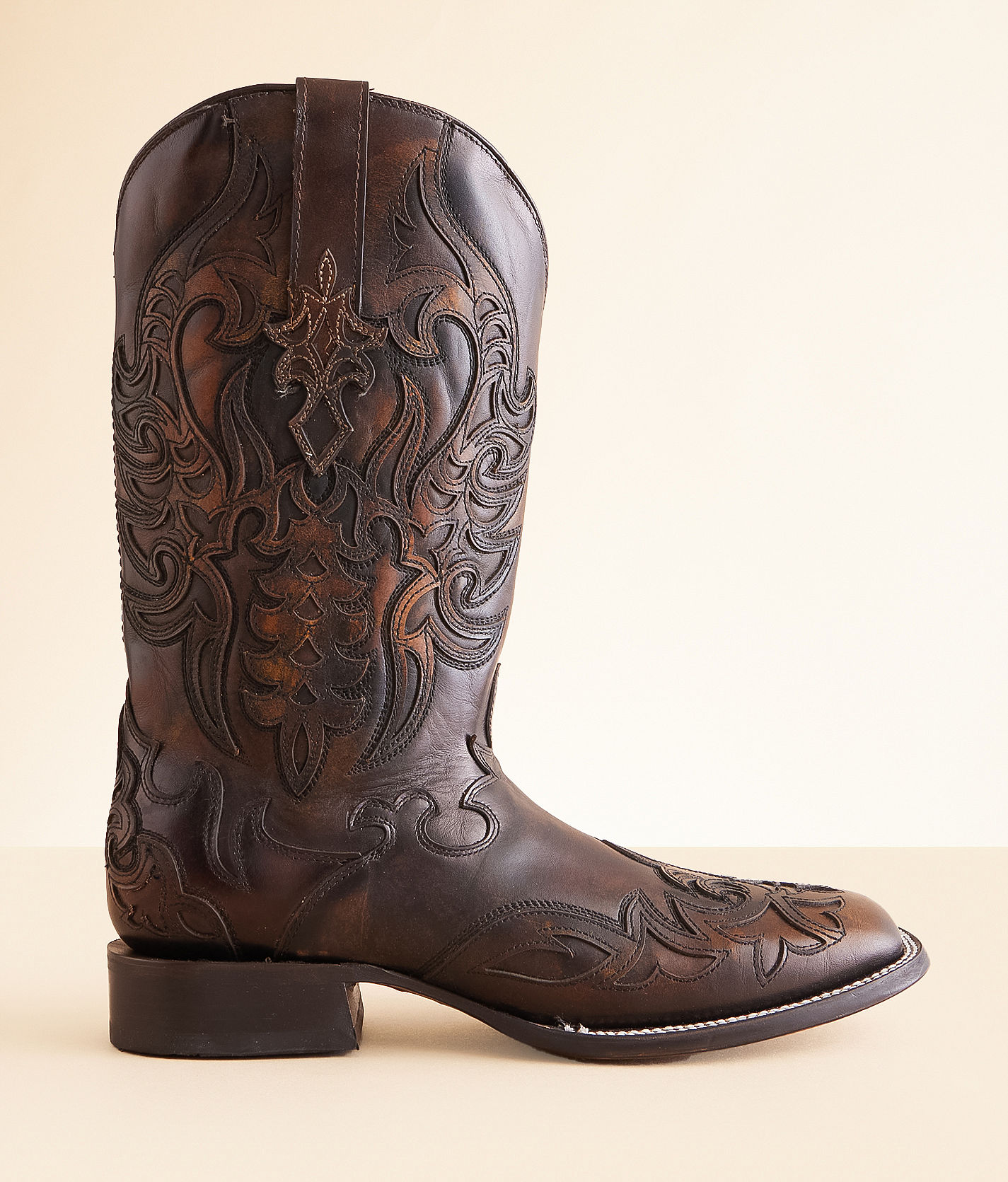 Corral Honey Leather Cowboy Boot - Men's Shoes in Black | Buckle