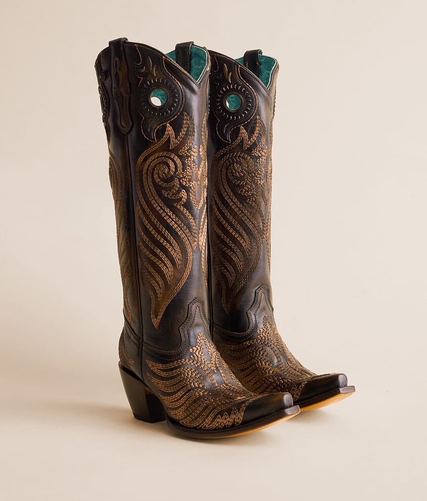 Western Leather Boot - thumbnail 2