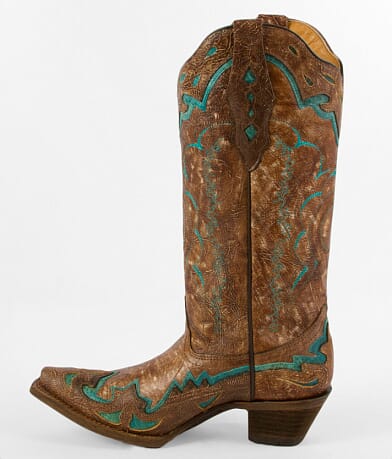 Corral Distressed Cowboy Boot misc detail 1 view