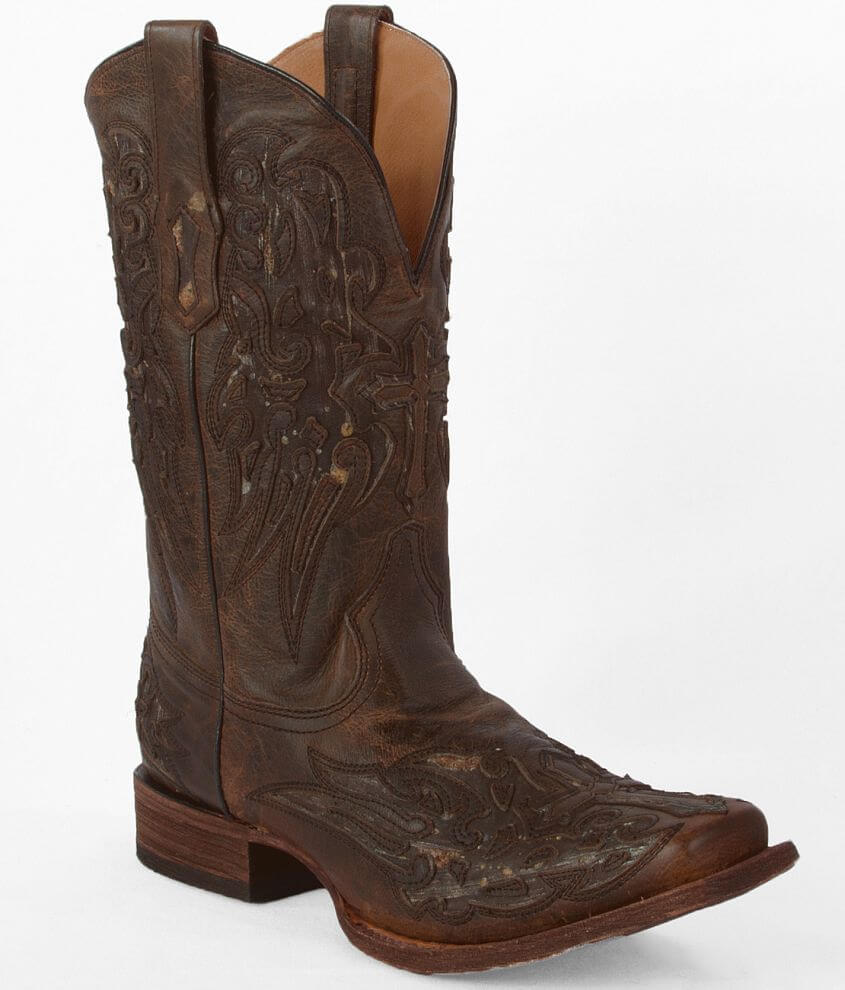 Corral Cross Fire Cowboy Boot front view