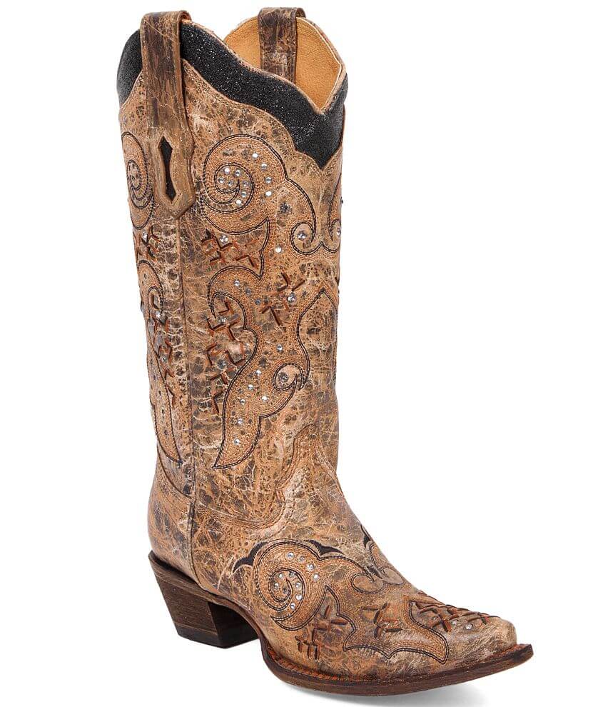 Corral Barstow Cowboy Boot - Women's Shoes in Crater Metallic Bronze ...