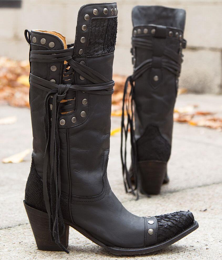 Corral Studded Riding Boot front view