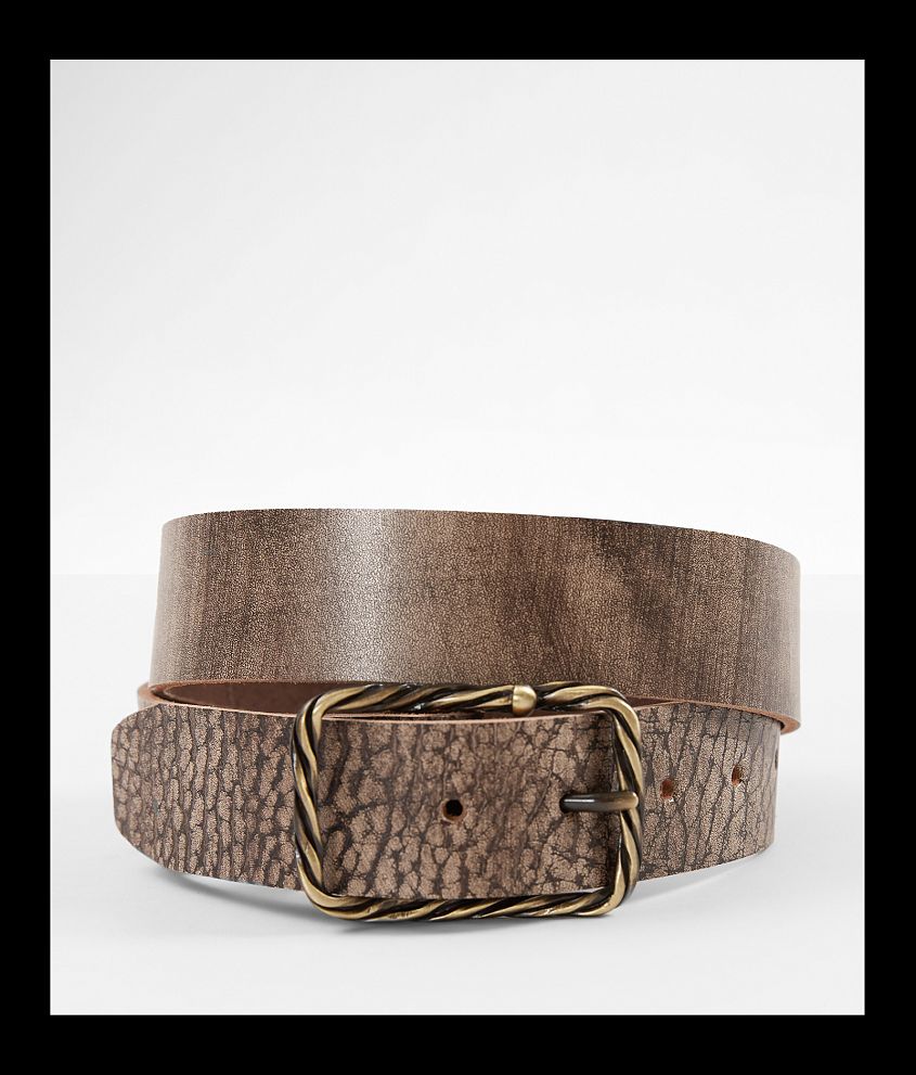 Circle G by Corral Worn Leather Belt front view