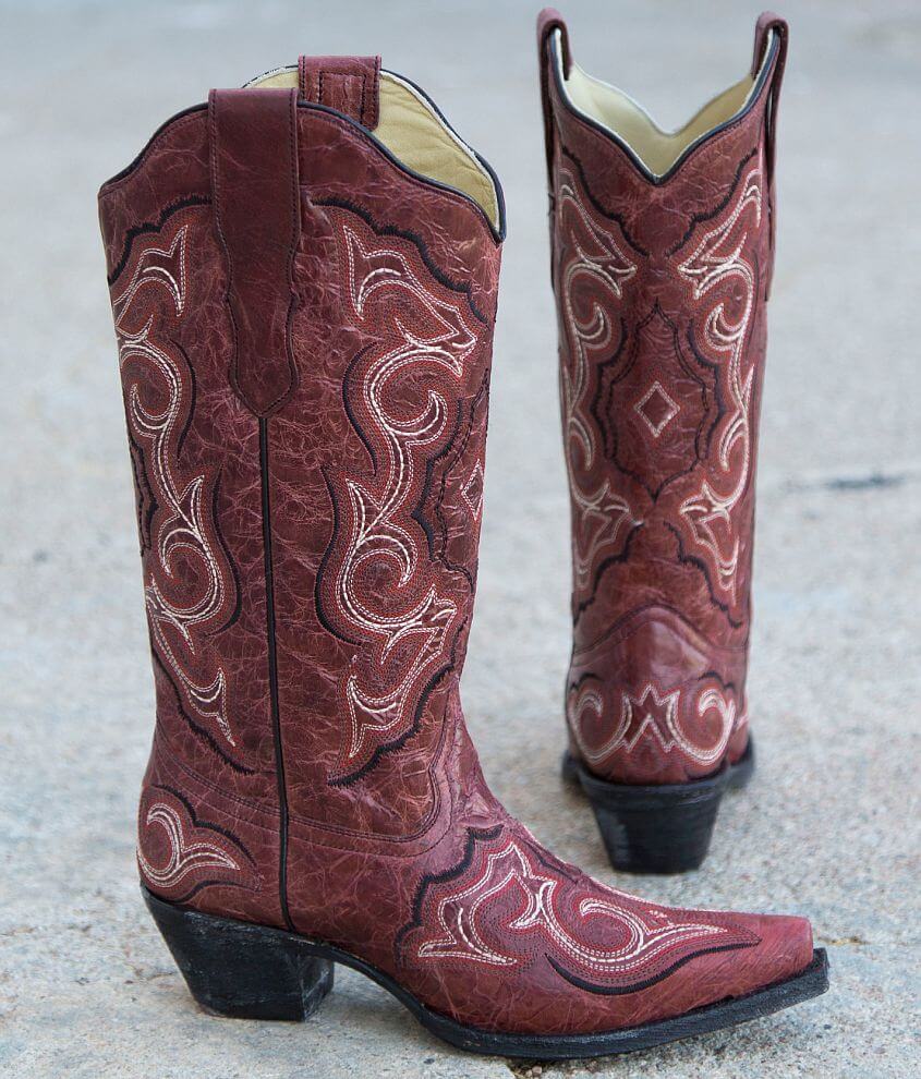 Corral Embroidered Cowboy Boot front view