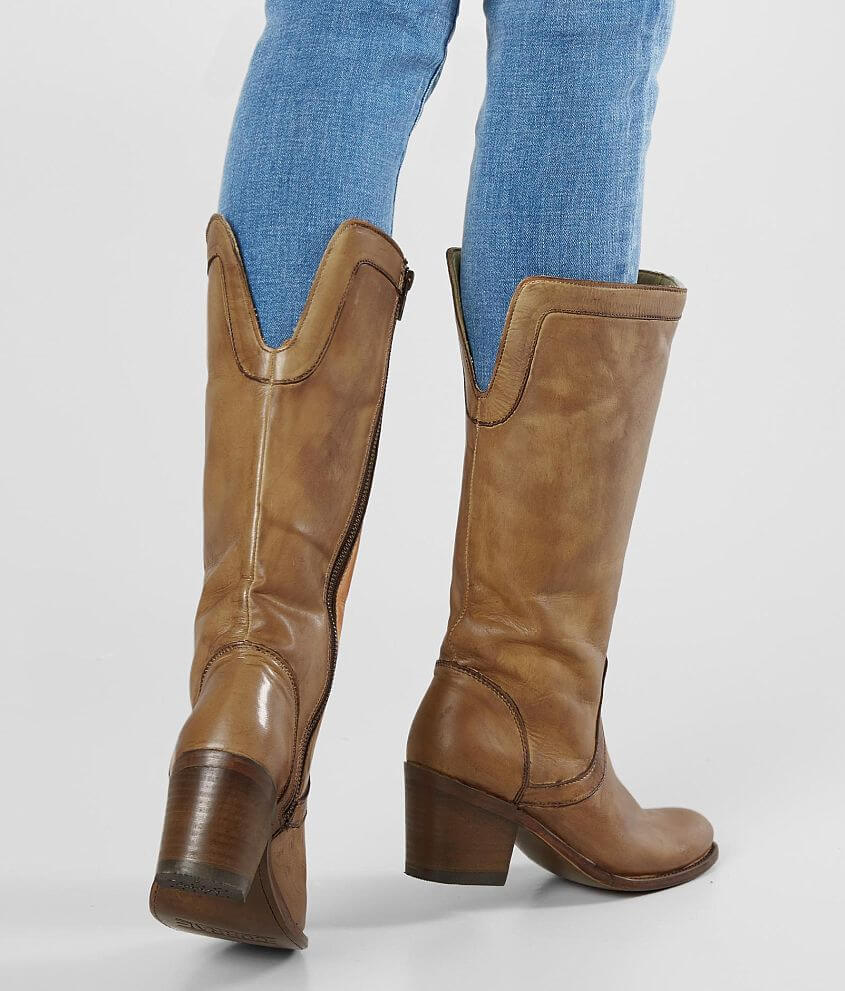 Corral Honey Leather Riding Boot front view