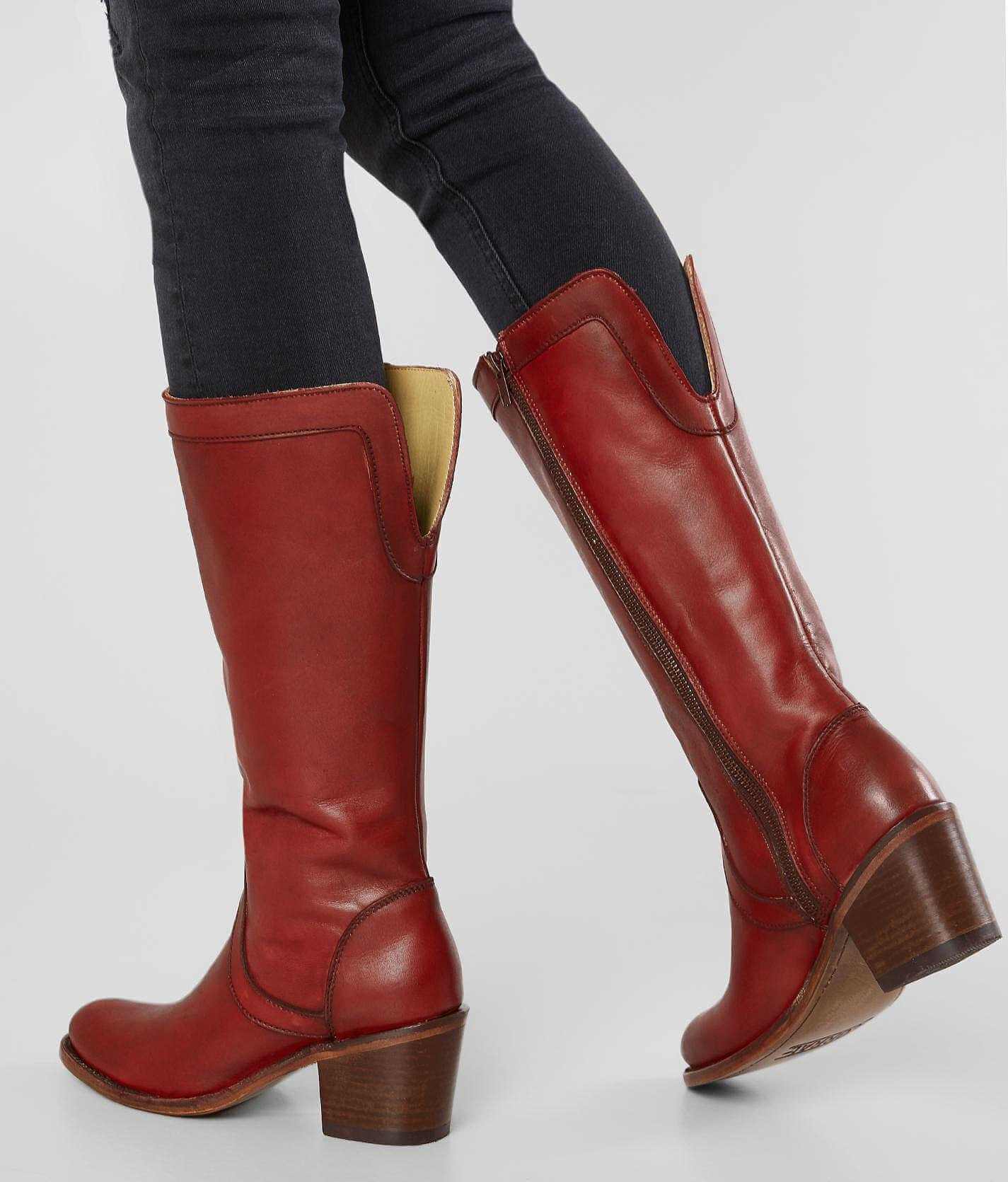 Corral Overlay Leather Riding Boot 