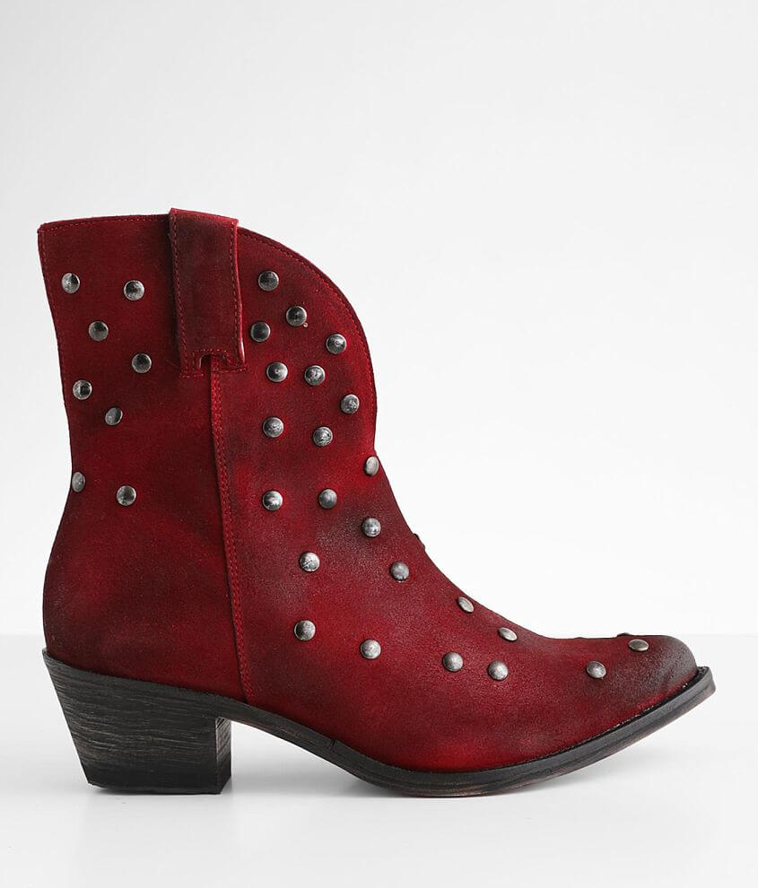 Corral Studded Leather Western Boot - Women's Shoes in Red | Buckle