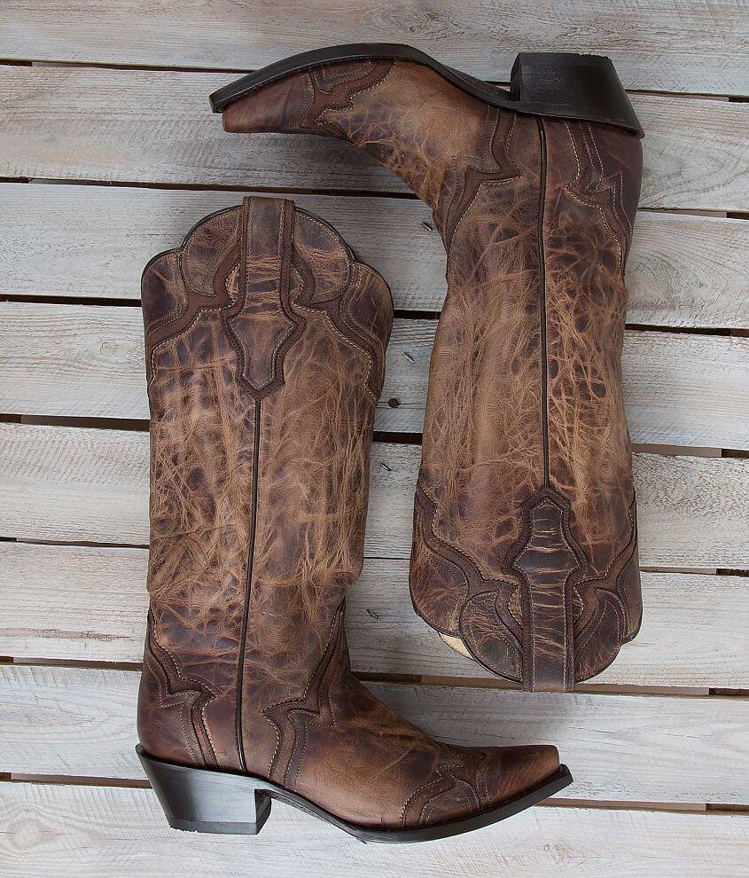 Corral Distressed Cowboy Boot front view