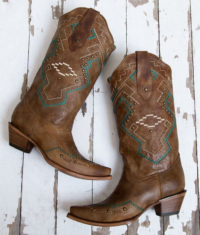 Corral Studded Cowboy Boot front view