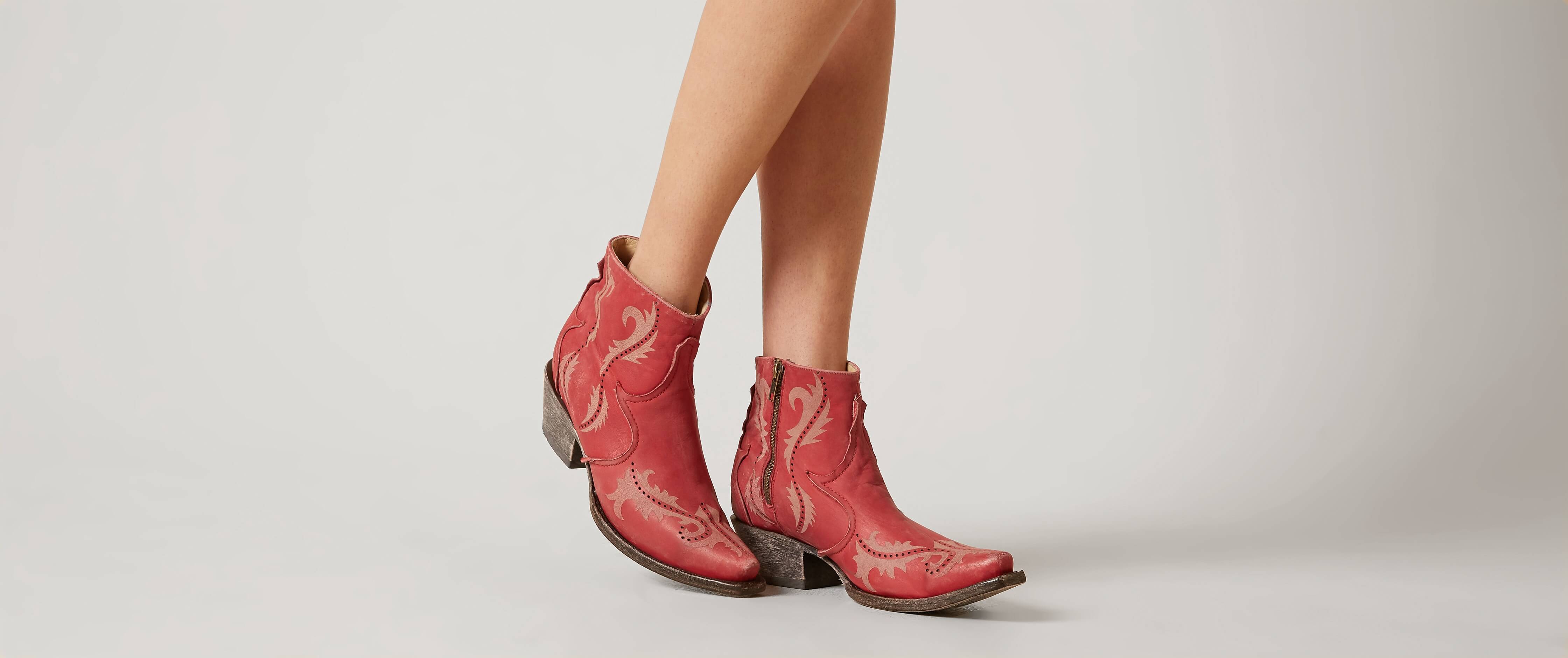 ladies ankle cowboy boots