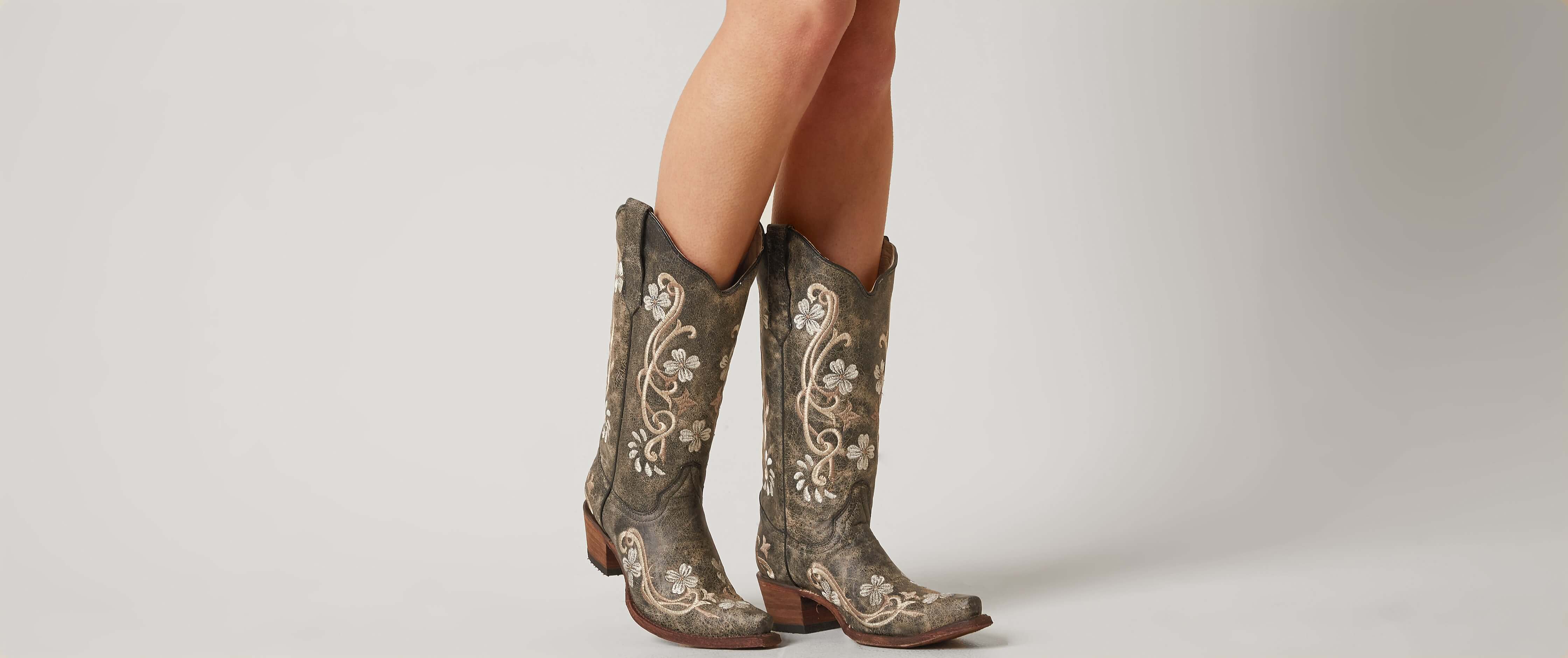 womens floral cowboy boots