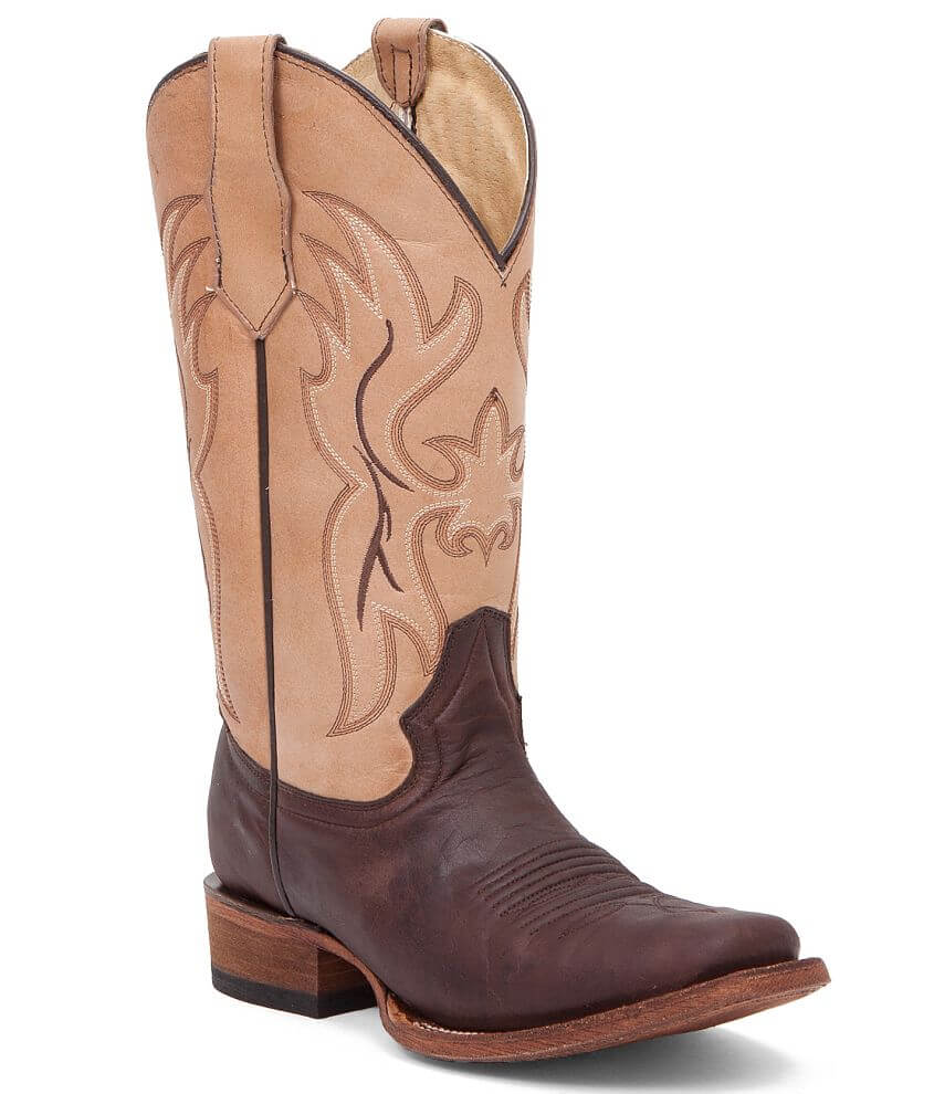 Circle G Embroidered Cowboy Boot front view