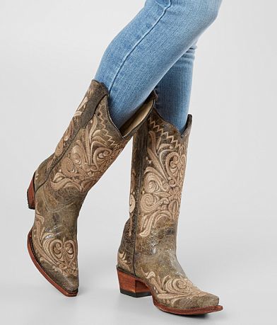 Circle G by Corral Distressed Leather Western Boot misc detail 4 view
