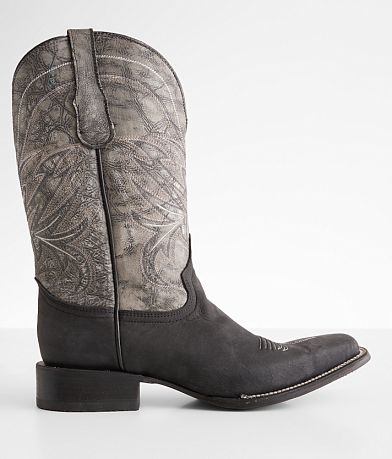 Circle G Distressed Leather Cowboy Boot front view