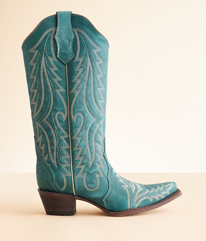 Circle G by Corral Embroidered Western Leather Boot front view