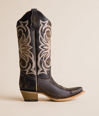 Circle G by Corral Embroidered Leather Western Boot front view