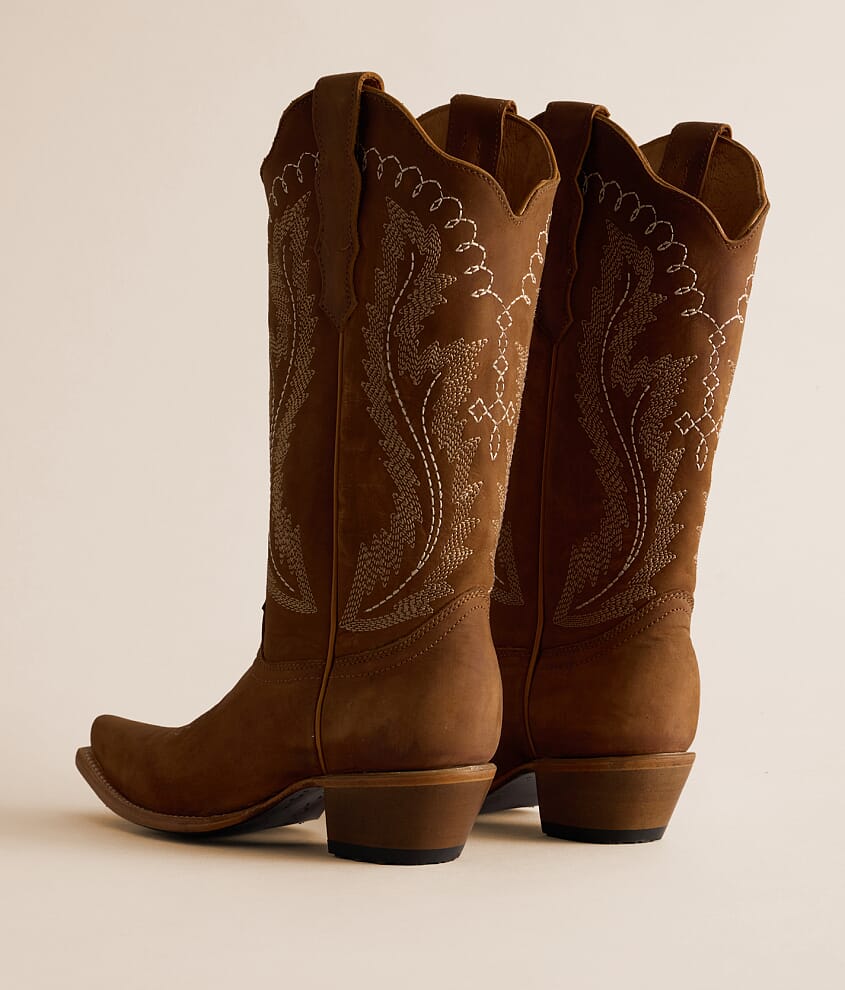 Embroidery Triad Leather Western Boot