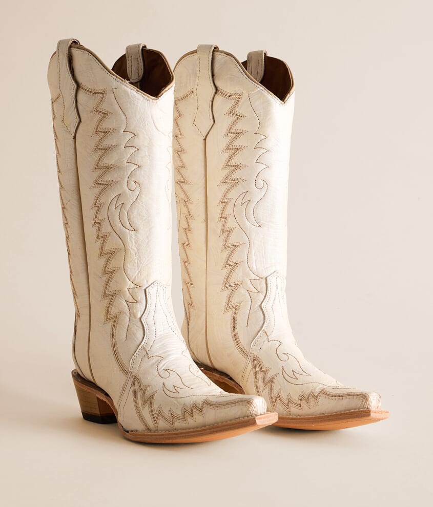 Zig Zag Western Leather Boot - thumbnail 2