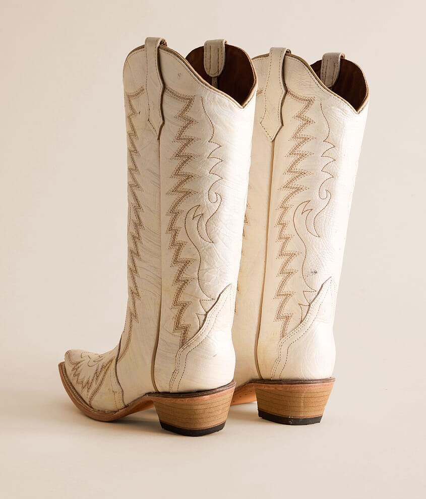 Zig Zag Western Leather Boot