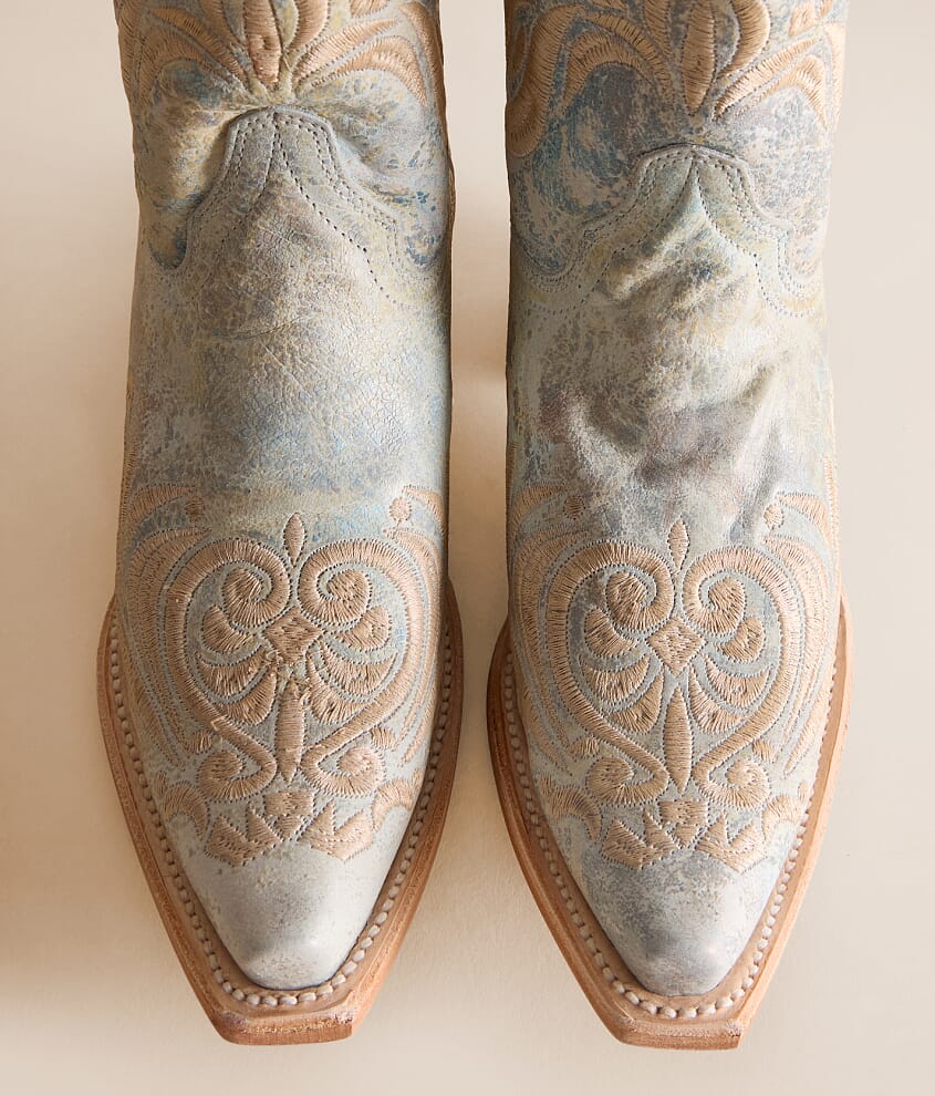 Filigree Leather Cowboy Boot