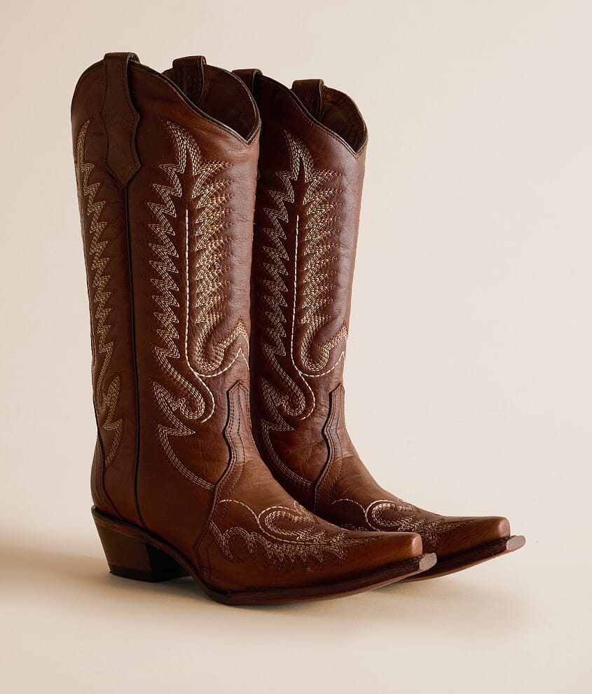 Patterns Leather Western Boot