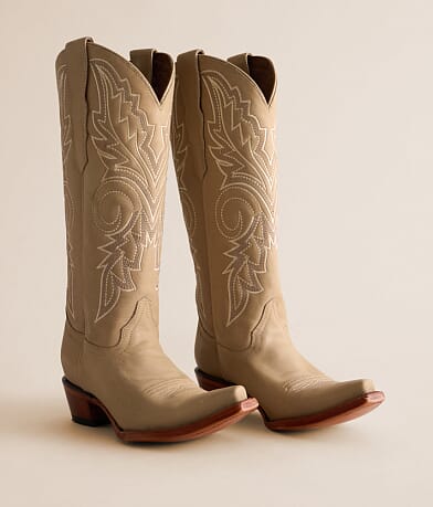 Embroidered Leather Western Boot thumbnail 2