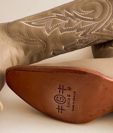 Embroidered Leather Western Boot thumbnail 6