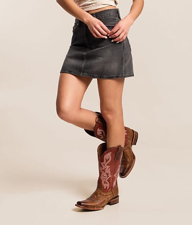 Embroidered Leather Western Boot thumbnail 7
