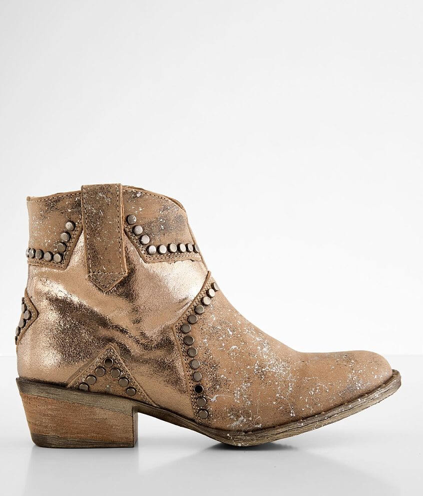 Circle G by Corral Star Leather Western Ankle Boot front view