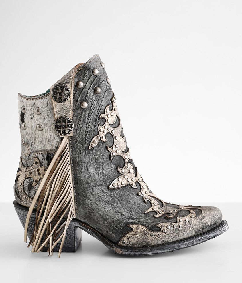 Corral Fringe Western Leather Boot front view