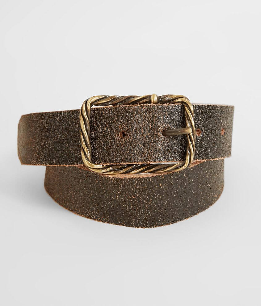 Circle G by Corral Distressed Leather Belt front view