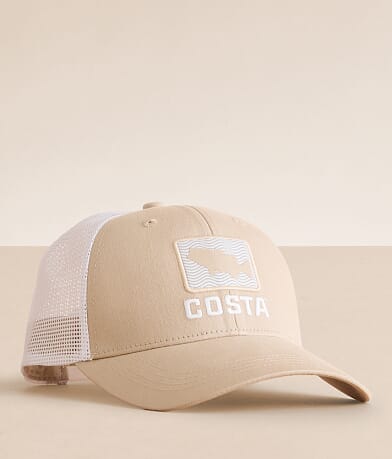 Costa® Bass Waves Trucker Hat front view