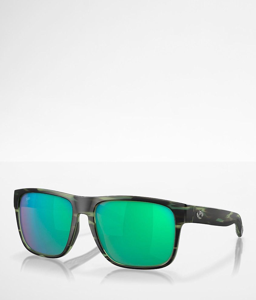 Costa Spearo XL Sunglasses - Matte Black/Green Mirror 580G