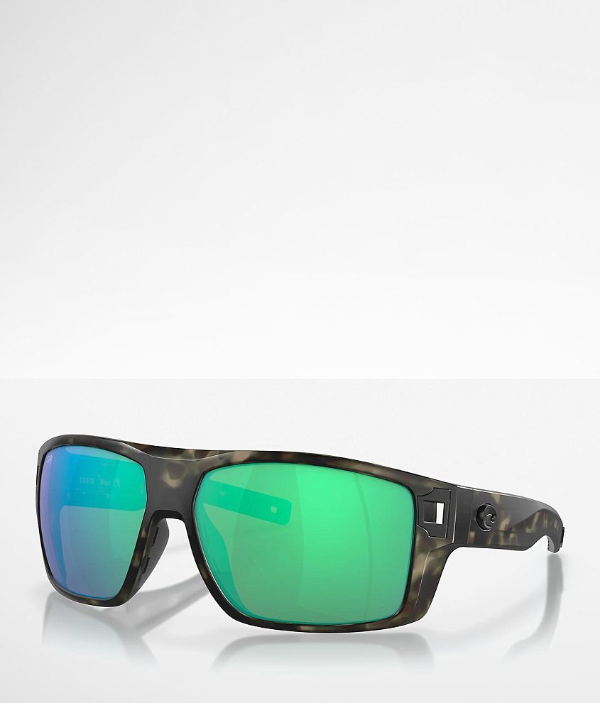 Diego Polarized Sunglasses in Green Mirror