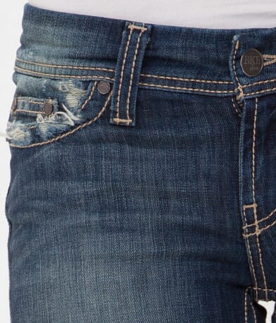 BKE Payton Straight Stretch Jean front pocket view