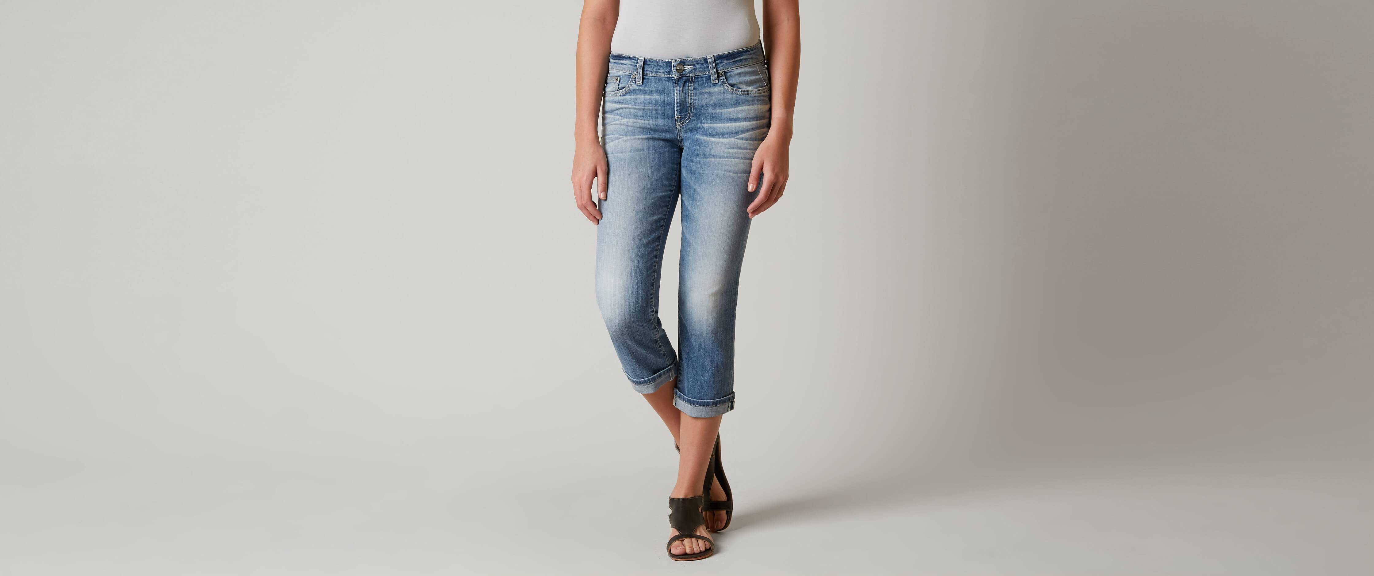 BKE Payton Stretch Cropped Jean Women s Jeans In Reyes Buckle
