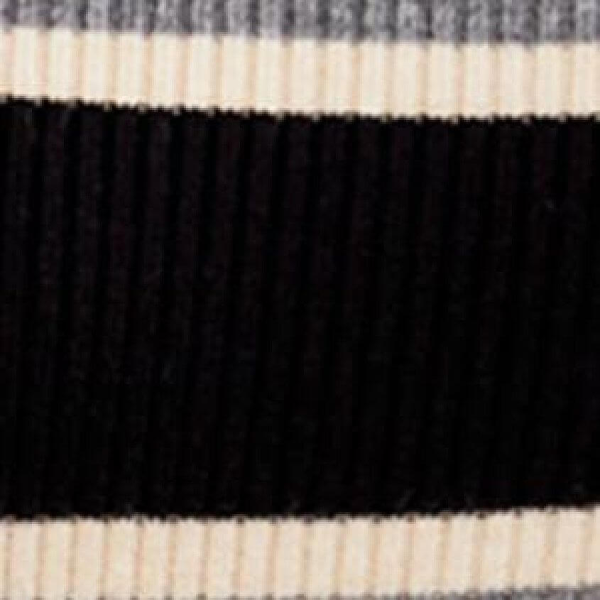 Black Grey Cream