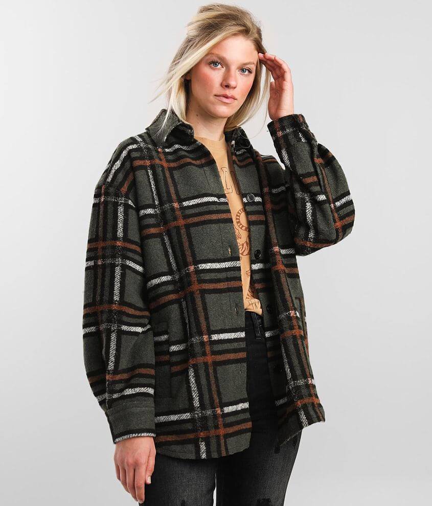 womens flannel jacket