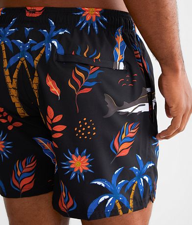 COVE Tropical Stretch Swim Trunks BACK_POCKET