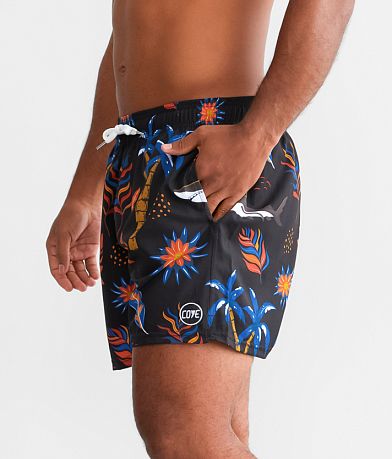 COVE Tropical Stretch Swim Trunks FULL_LEFT_SIDE
